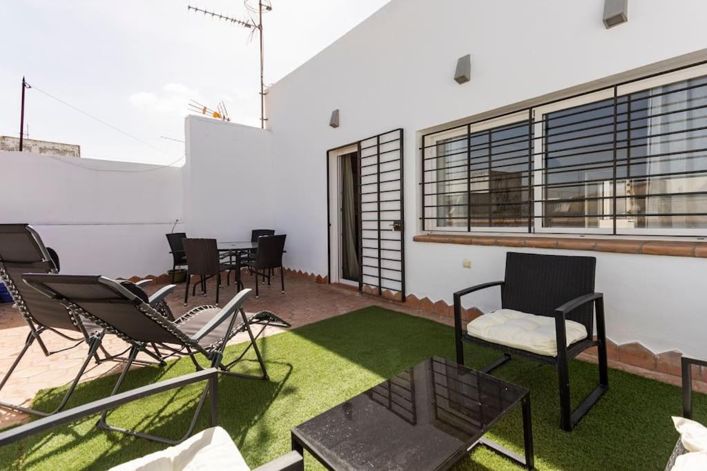 Duplex Con Terrazas En El Centro El Puerto De Santa Maria Leilighet Eksteriør bilde